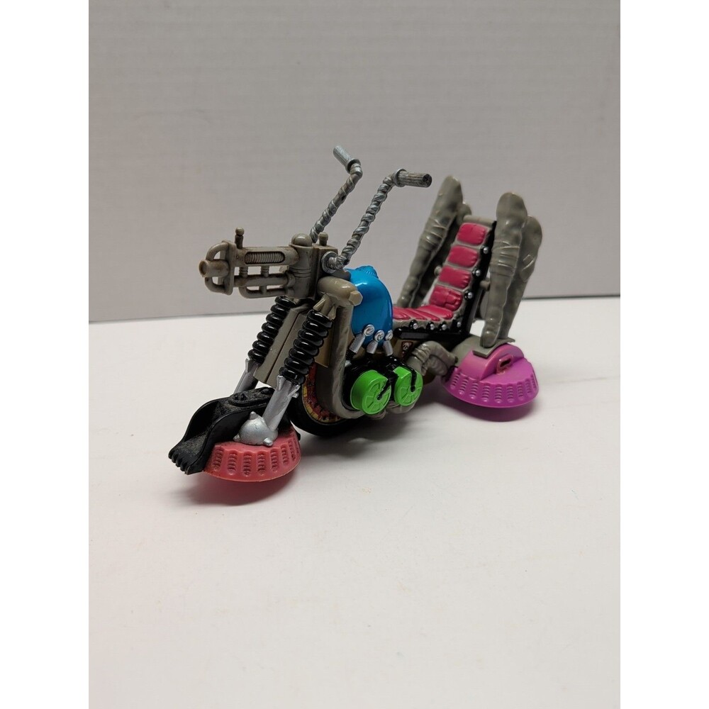 Vtg 1990 Teenage Mutant Ninja Turtles TMNT Vehicle Bebop Figure Psycho Cycle Toy